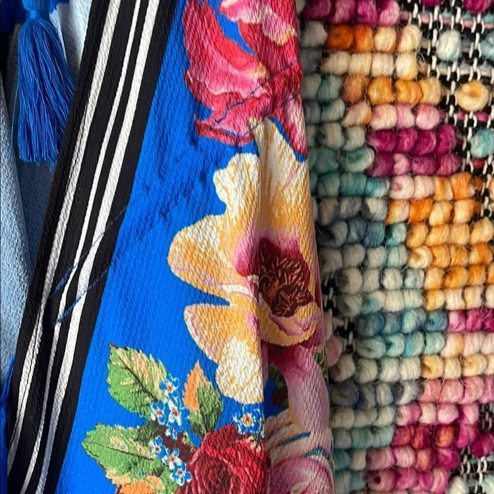 Floral Blue Maxi Dress - Picture 7 of 7